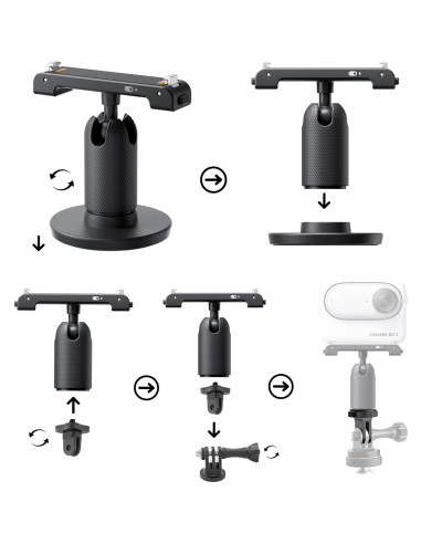 Cámara de Acción Insta360 GO 3S 64GB Negra, Impermeable 4K