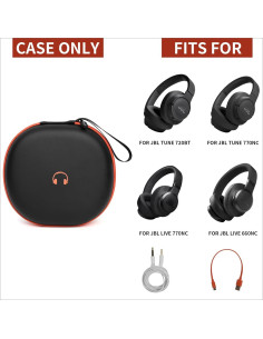 Funda Dura para Auriculares Bluetooth COMECASE - Negro 2