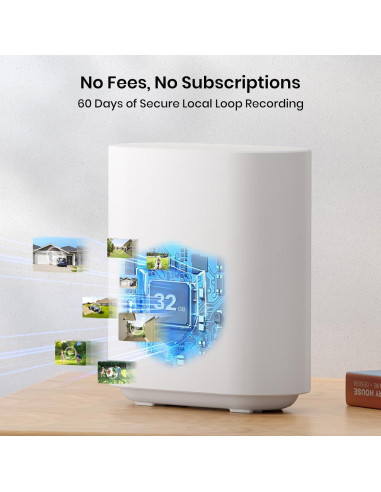 Cámaras de Seguridad AOSU Kit 4 Inalámbricas Solar 2K