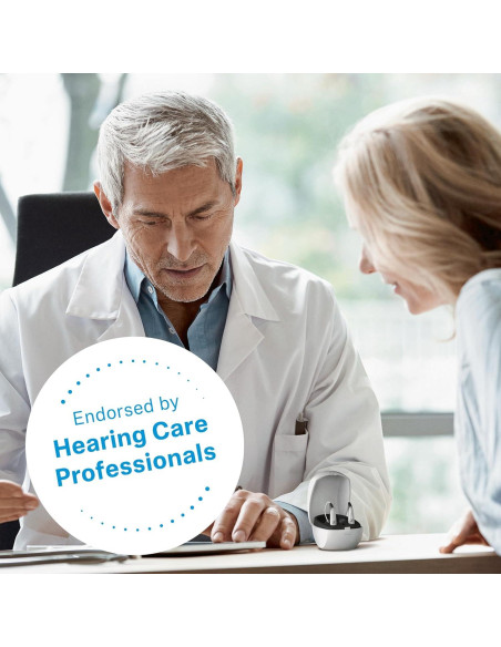 Ayuda Auditiva Sennheiser All-Day Clear Slim - Bluetooth, RIC, Gris