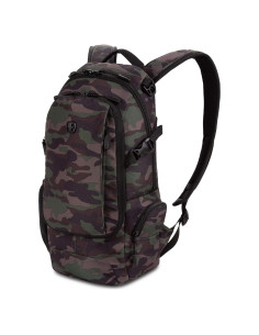 Mochila Estrecha SwissGear 3598 Camo Verde 15.9L para Tablet
