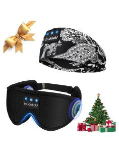 Auriculares para dormir Bluetooth LC-dolida 3D con máscara de sueño