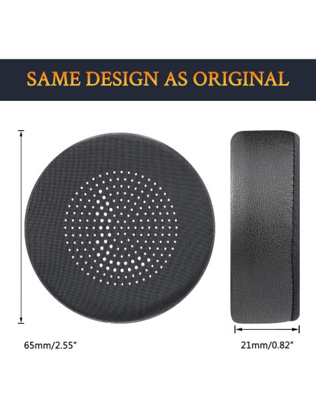 Almohadillas de Gel Refrigerante SOULWIT para Auriculares Jabra Evolve 75 - Negro Almohadillas de Gel Refrigerante SOULWIT para Auriculares Jabra Evolve 75 - Negro