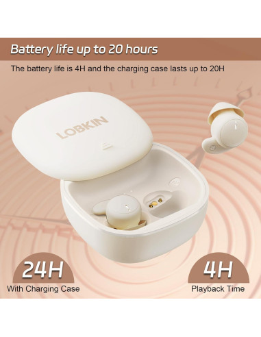 Auriculares para dormir LOBKIN S8+ Bluetooth 5.4, impermeables