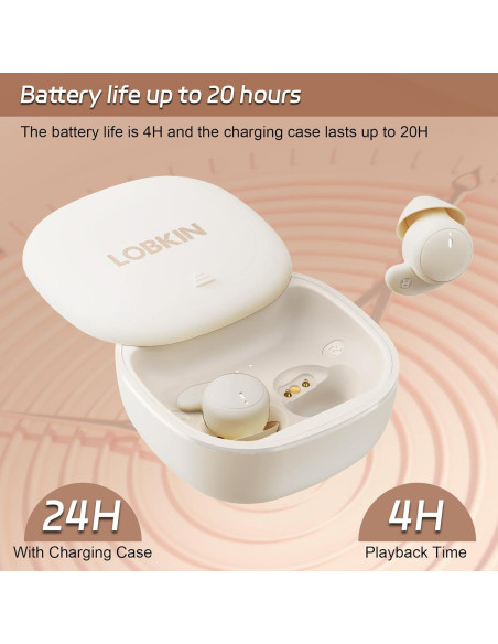 Auriculares para dormir LOBKIN S8+ Bluetooth 5.4, impermeables
