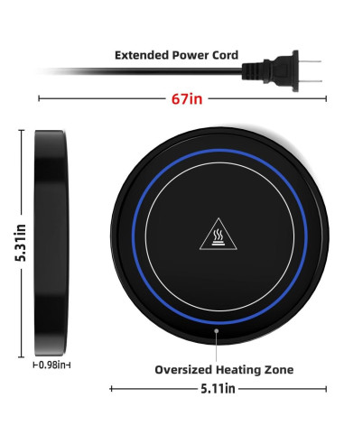 Calentador de Tazas Dimux C200802 55C con Inducción Gravedad