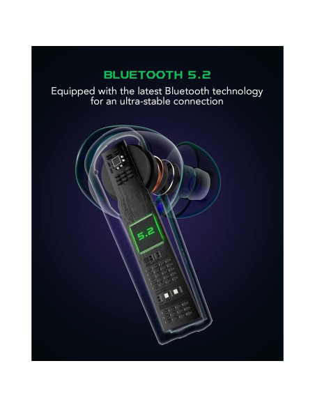 Auriculares Inalámbricos Black Shark BS-T2 con Estuche de Carga