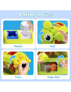 Juguete de Aprendizaje Montessori ZW Creations - Clasificación de Formas 2