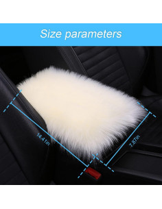 Funda de Cojín para Consola Central 8sanlione Beige 29x19cm 2