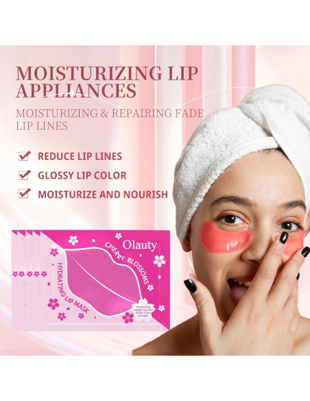 30 Piezas de Mascarillas Labiales y para Ojos Deepmind