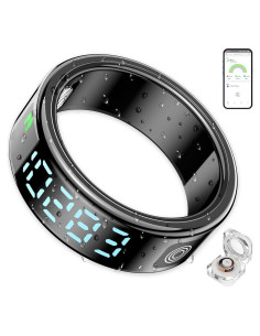 Anillo Inteligente DEERLET 8 Gen Salud y Fitness - Pantalla LED