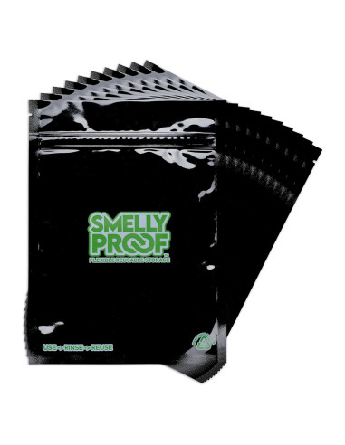 10 Bolsas Reutilizables Smelly Proof para Alimentos 28 Oz