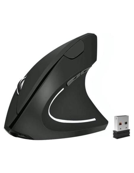 Ratón Ergonómico Inalámbrico BeWishes Vertical 2.4GHz 3 DPI