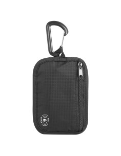 Cartera Antirrobo RFID KOSMCCO Minimalista Negra 12.7x8.9cm