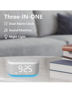 Reloj Despertador Digital LazyNight 3 en 1 con Luz Nocturna 2