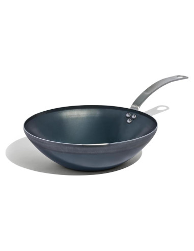 Wok Made In Acero al Carbono 31.75 cm Compatible Inducción