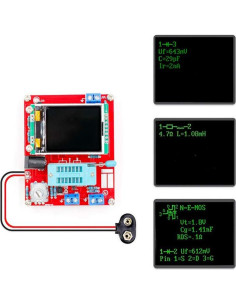 Probador de Transistores Treedix TRX2-0153 LCR y Voltímetro 2