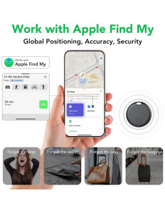 Tracker Bluetooth Aowoka Air Tag 4 Pack Localizador iOS 2