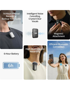 Transmisor DJI Mic 2 Blanco Perla - Audio Inalámbrico Profesional 2