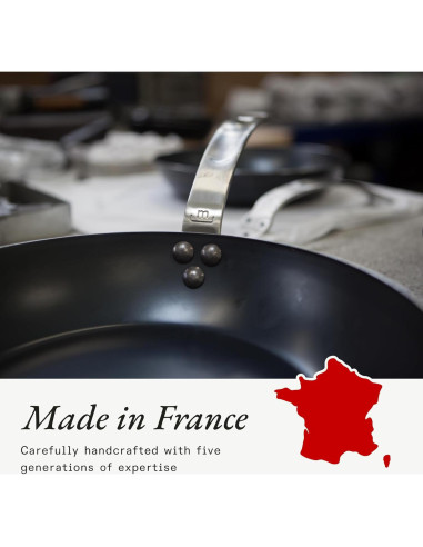 Wok Made In Acero al Carbono 31.75 cm Compatible Inducción