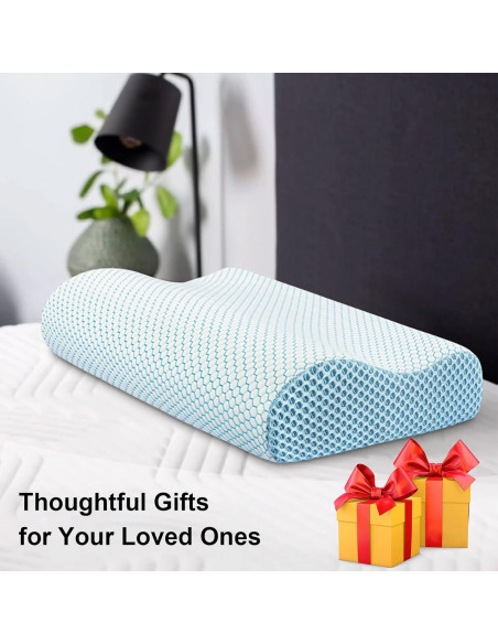 Almohada Ortopédica Cervical Anvo Espuma Viscoelástica 61x34 cm Almohada Ortopédica Cervical Anvo Espuma Viscoelástica 61x34 cm