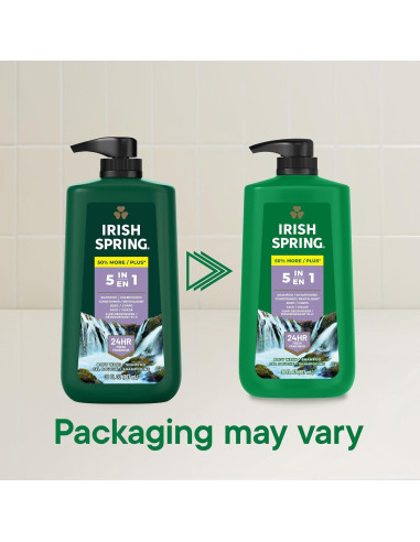 Gel de Ducha 5 en 1 Irish Spring para Hombres 887 ml