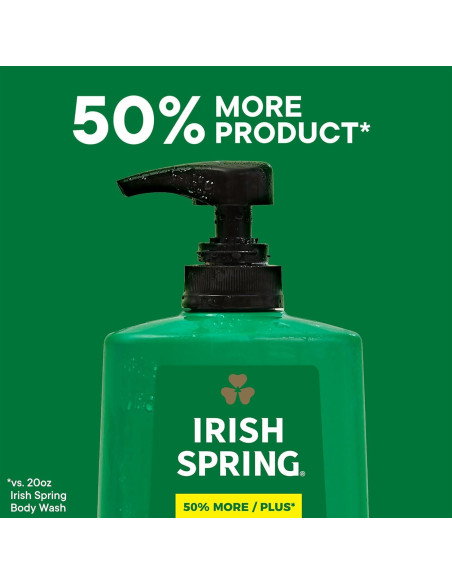 Gel de Ducha 5 en 1 Irish Spring para Hombres 887 ml