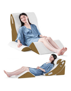 Almohadas en Cuña Ortopédicas Yojoker - Juego de 4, Espuma Viscoelástica