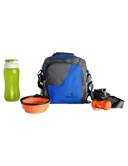 Bolsa de golosinas para perros Idealgrove - Azul, 27.7x26.8x8.8 cm Bolsa de golosinas para perros Idealgrove - Azul, 27.7x26.8x8.8 cm