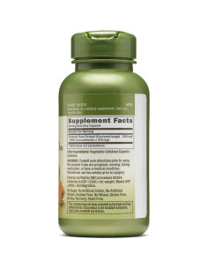 Suplemento Herbal GNC Cúrcuma Curcumina 500mg 100 Cápsulas 2