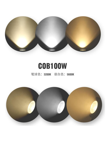 BETOPPER Focos LED 100W DMX para Escenario y Eventos