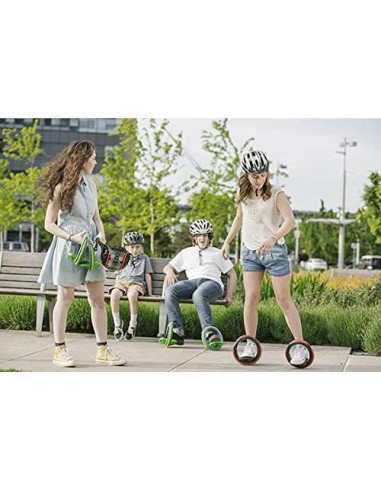 Ruedas Orbitwheels Inventist Rojo y Negro - 1.81 kg