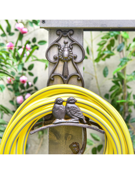 Soporte para Manguera de Jardín Sungmor - Hierro Fundido 44.45x30.48cm
