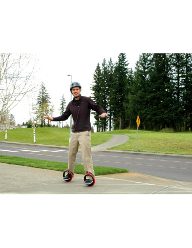 Ruedas Orbitwheels Inventist Rojo y Negro - 1.81 kg