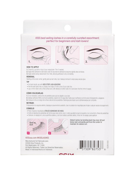 Pestañas Postizas KISS So Wispy Multipack 5 Pares Reutilizables Pestañas Postizas KISS So Wispy Multipack 5 Pares Reutilizables