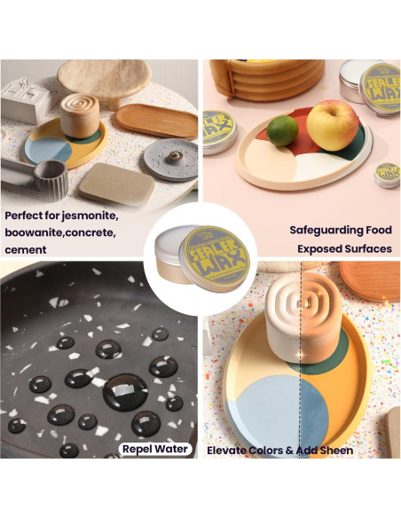 Tarro de Vela de Silicona Boowan Nicole con Cera Selladora