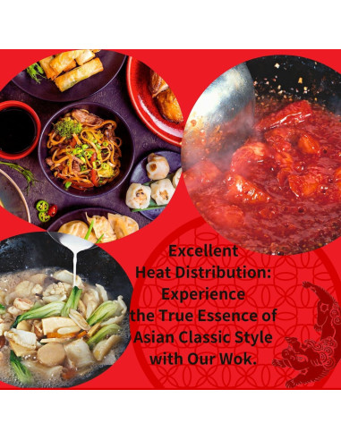 Wok UPB Japón 39 cm - Hierro Ligero para Saltear y Freír