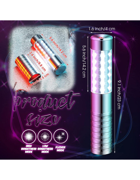 Barra de Luz Estroboscópica LED Tuanse Recargable 22,86 cm