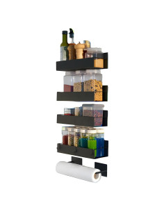 Juego de Estantes Magnéticos EUNOMOS para Especias - 4 Piezas