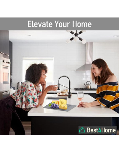 Alfombrilla de Secado de Piedra Diatomita Gris 40x30cm - Antideslizante