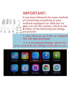 Cámara de Reversa Panorámica AHD 720P/1080P YJLSDZ 360 2