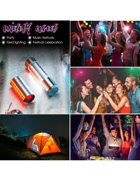 Barra de Luz Estroboscópica LED Tuanse Recargable 22,86 cm