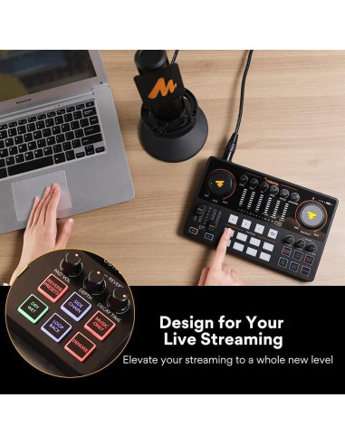 Conjunto de Podcast MAONO AME2 Duo con 2 Micrófonos