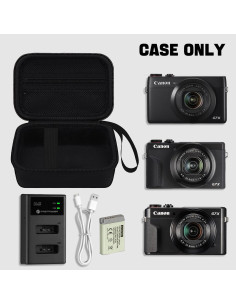 Funda Dura para Cámara Digital Canon PowerShot G7X - Negro 2
