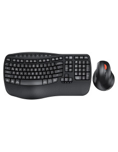 Combo Teclado y Ratón Ergonómico Inalámbrico Meetion