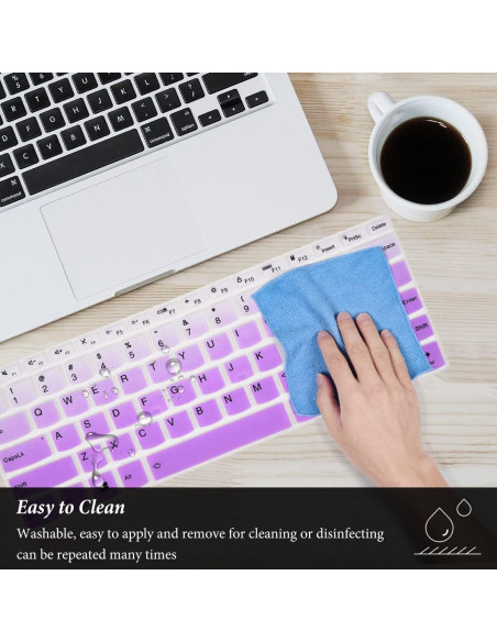 Cubierta de Teclado CASEDAO para Lenovo Ideapad S540 14" Morado