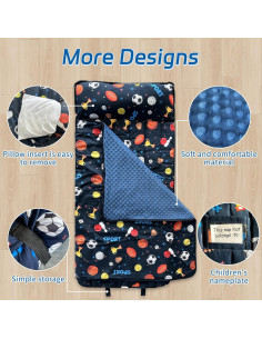 Colchoneta para Siesta Niños Googgoing con Almohada y Manta 2