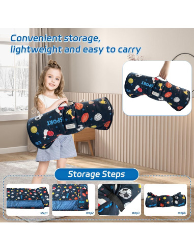 Colchoneta para Siesta Niños Googgoing con Almohada y Manta