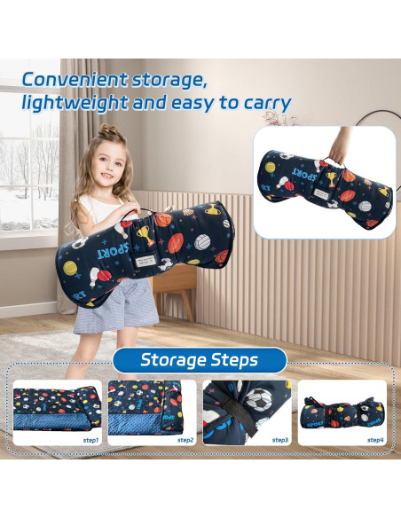 Colchoneta para Siesta Niños Googgoing con Almohada y Manta