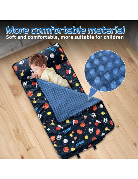 Colchoneta para Siesta Niños Googgoing con Almohada y Manta